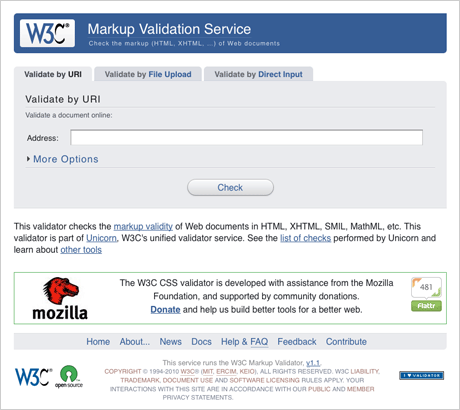  Markup Validation Service